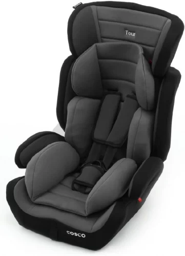 Cosco Kids, Cadeirinha Tour, 9 a 36 Kg, Preto e Cinza