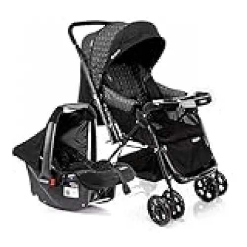 Cosco Kids, Travel System Reverse, Preto Rajado