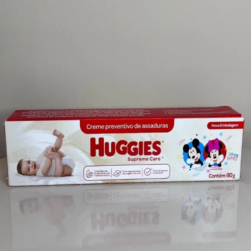 Creme Preventivo de Assaduras Huggies Supreme Care Óleo de Amêndoas 30g