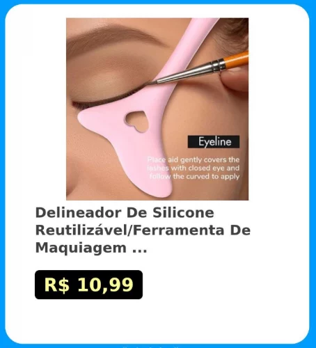🛍Delineador De Silicone Reutilizável/Ferramenta De Maquiagem Para Desenho/Batom/Cuidado Com Os Pés