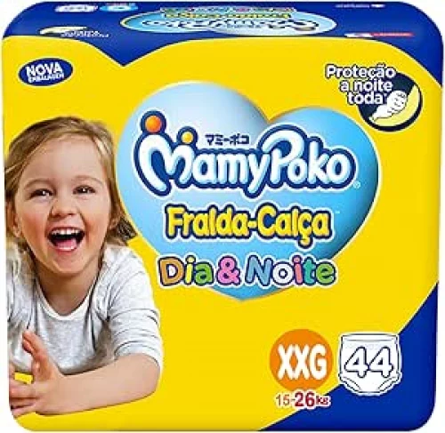 Fralda-Calça MamyPoko Dia&Noite XXG 44 Unidades