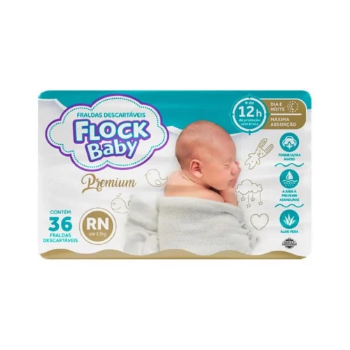 Fralda Flock Baby Premium RN 36 Unidades