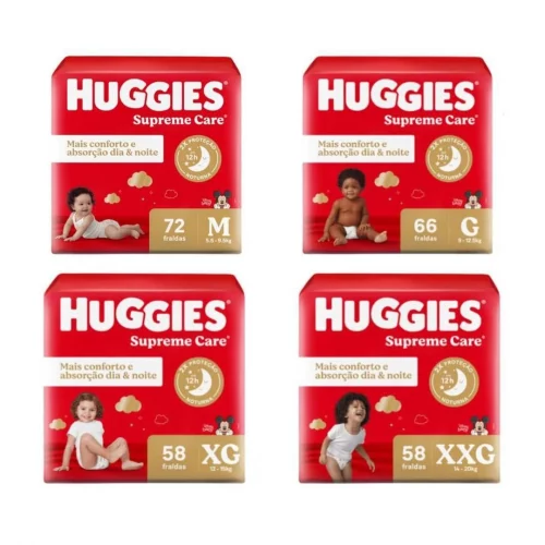 Fralda Huggies Supreme Care