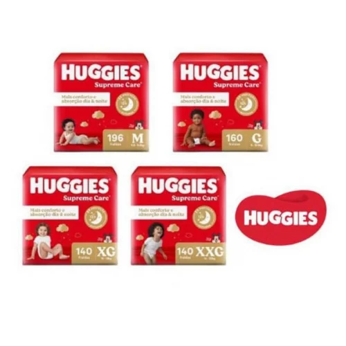 Fralda Huggies Supreme Care (Pacotão)