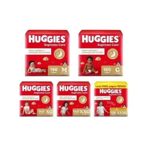 Fralda Huggies Supreme Care (Pacotão)