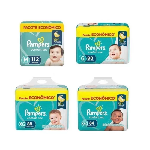 Fralda Pampers Confort Sec