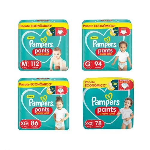 Fralda Pampers Pants Ajuste Total
