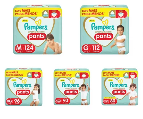 Fralda Pampers Pants Premium Care