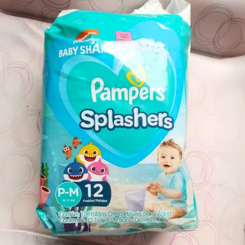 FRALDA PARA PISCINAAA 😱 12 Pampers Para Muita Diversão Na Água!💧‼️ #Amazon