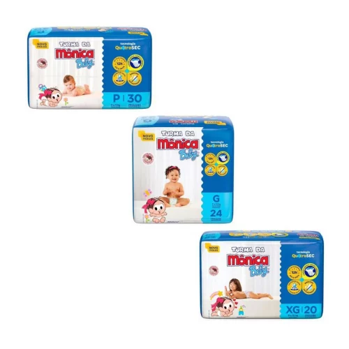 Fralda Turma da Mônica Baby
