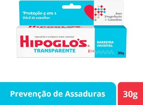 HIPOGLÓS® Transparente Creme Preventivo De Assaduras, 30g