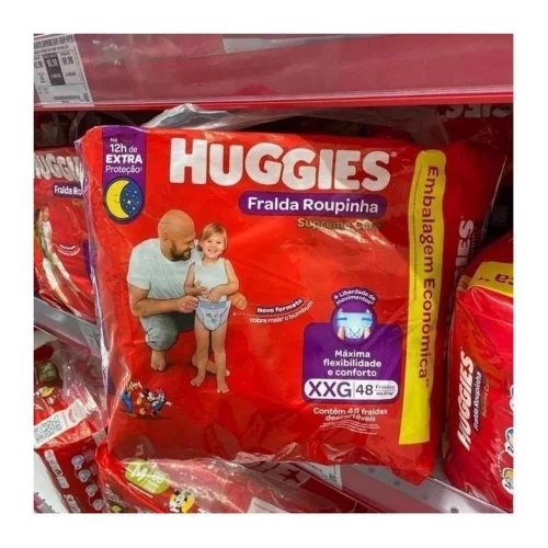 Huggies Fralda Roupinha Supreme Care XXG 48 Un