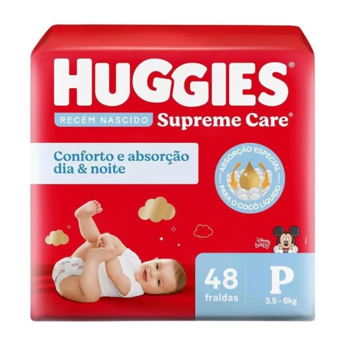 Huggies Fralda Supreme Care P 48 Un
