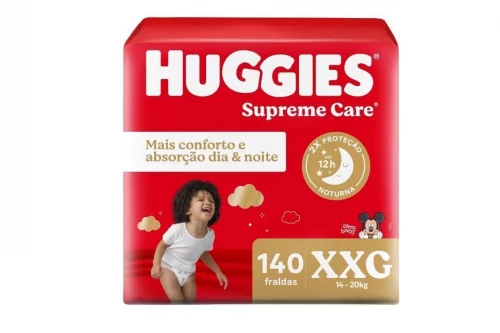 Huggies Fralda Supreme Care XXG 140 Un