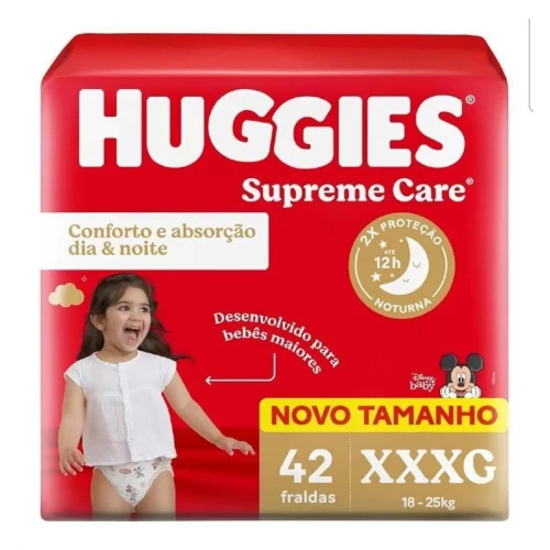 Huggies Fralda Supreme Care XXXG 42 Un