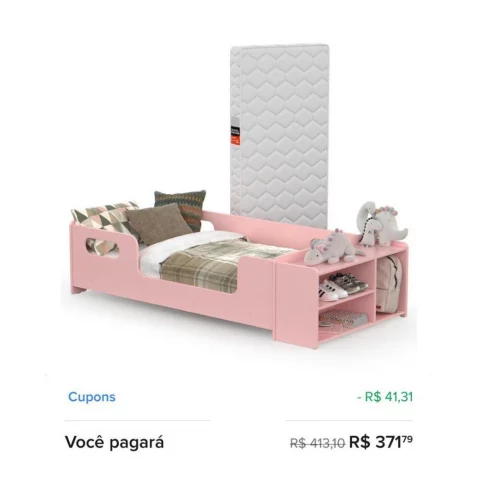 Já vem com o colchão 😍