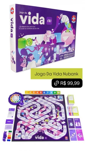 Jogo Da Vida Nubank - Brinquedos Estrela