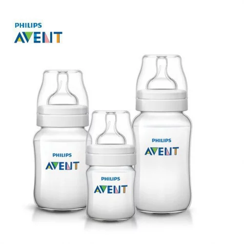 Kit 3 Mamadeiras Clássica Anticólica 125/260/330ml - PHILIPS AVENT