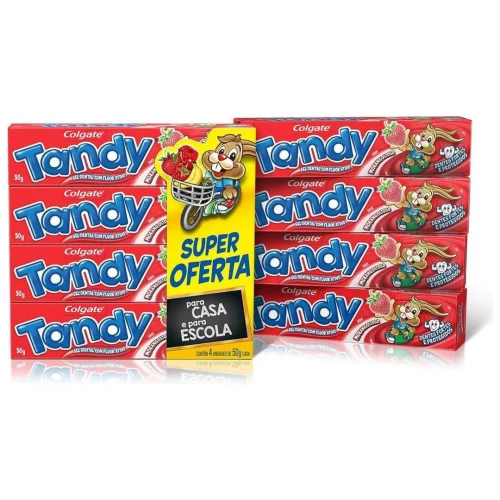 Kit Creme Dental Tandy 50g 4 unidades