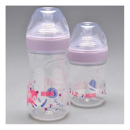 Kit de Mamadeiras Anticólica Essence Smart Flow 150 e 270ml NUK - Lilás