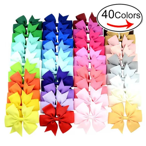 Laços De Cabelo Infantil 8cm*8cm Presilha De Cabelo Infantil Acessório