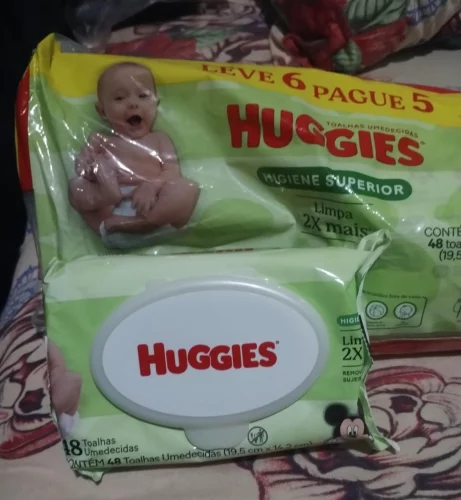 Lenços Umedecidos Huggies Max Clean - 288 lenços (6 pacotes)