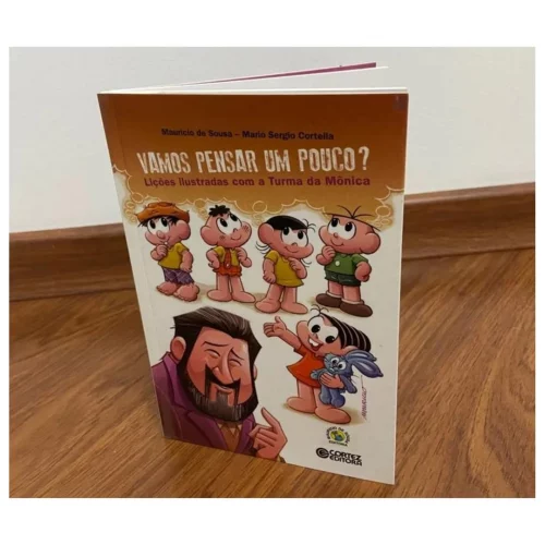 Livro Vamos pensar um pouco? Lições ilustradas com a Turma da Mônica