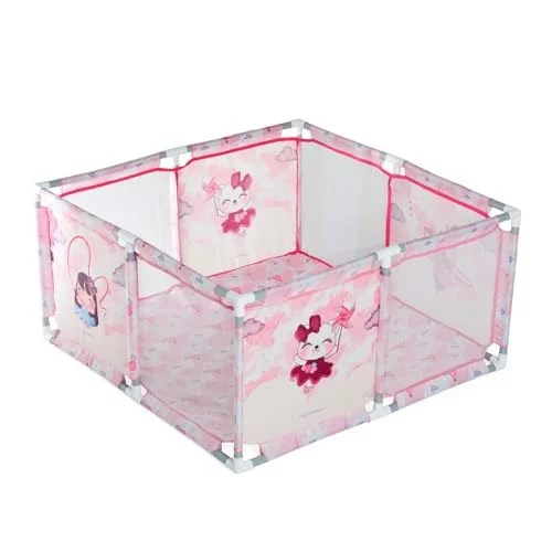 Maxi Baby Cercadinho de Bebê Chiqueiro Portátil Playpen2 (Rosa)