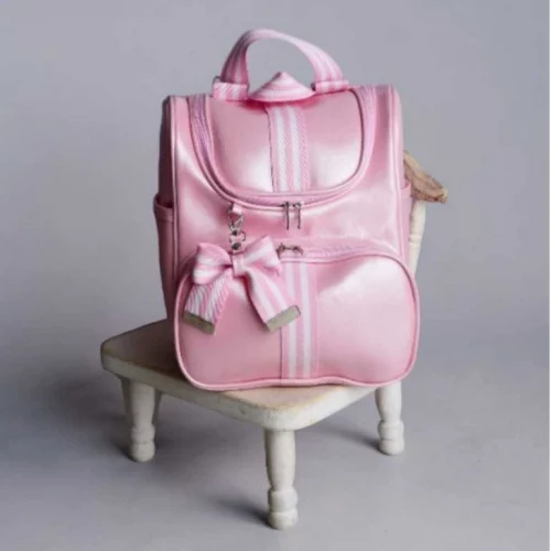 Mochila Maternidade Luxo Com Laço Menino/Menina I Térmica e Impermável