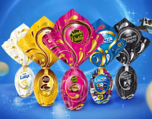 Ovos de Páscoa Lacta com 50% off na 2ª unidade 🔥