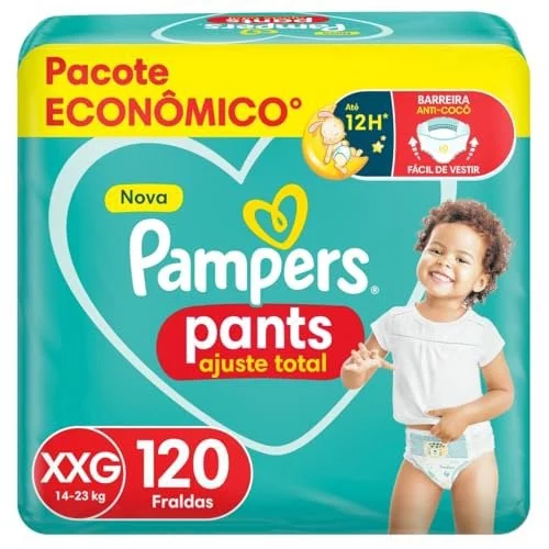 Pampers Fralda Calça Premium Care Ajuste Total, 1 Unidade