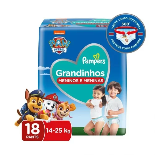 Pampers Grandinhos Pants 14 a 25 kg - 18 fraldas