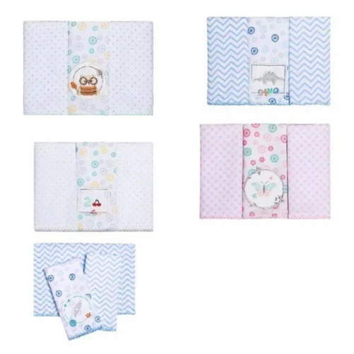 Papi Textil Paninho De Boca Bordados Karinho 32Cm X 32Cm Contem 03 Un