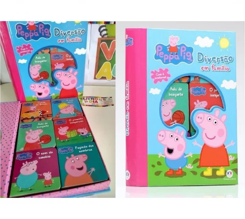 Peppa Pig - Diversão em família: Com 6 mini livros