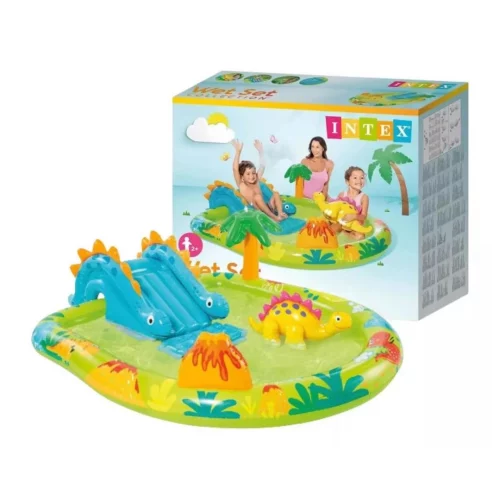 Piscina Infantil 143 L Inflável Playground Dino, Intex