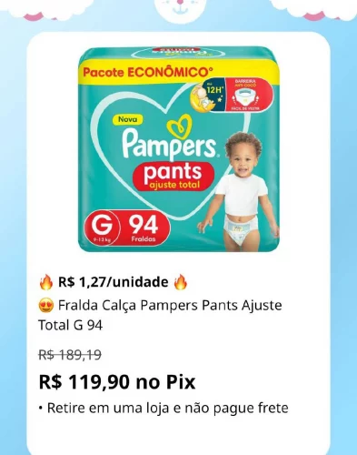🔥 R$ 1,27/unidade 🔥