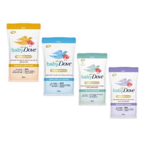 Refil Sabonete Líquido Dove Baby 180ml