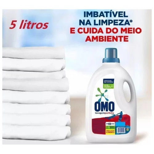Sabão Líquido Omo Lavagem Perfeita 5L