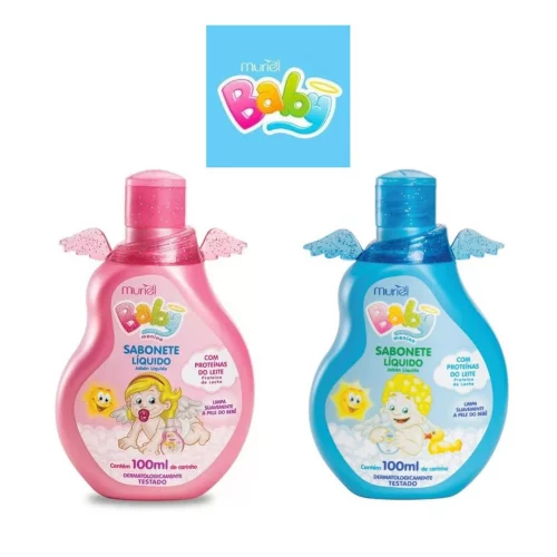 Sabonete Líquido Baby, Muriel, 100 ml, Muriel, 100 Ml, Menna ou Menino