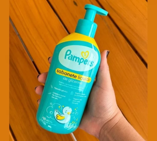 Sabonete Líquido Pampers Glicerina Da Cabeça aos Pés 400ml