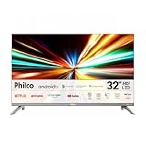 Smart TV Philco 32” Led Dolby Áudio Prata PTV32M9GACGB – 127 Volts