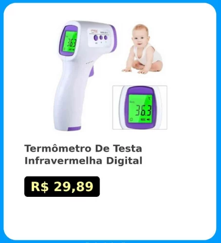 🛍Termômetro De Testa Infravermelha Digital