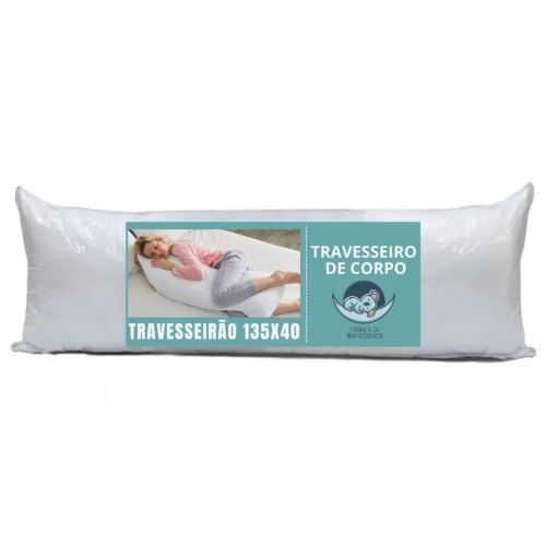 Travesseiro De Corpo Body Pillow 40cm X 1,30m xuxão *COM ZIPER*