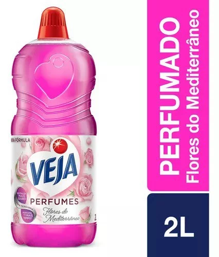 Veja Flores do Mediterrâneo - Limpador Perfumado, 2L