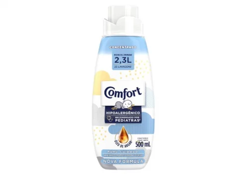 Amaciante Concentrado Comfort Puro Cuidado 500ml