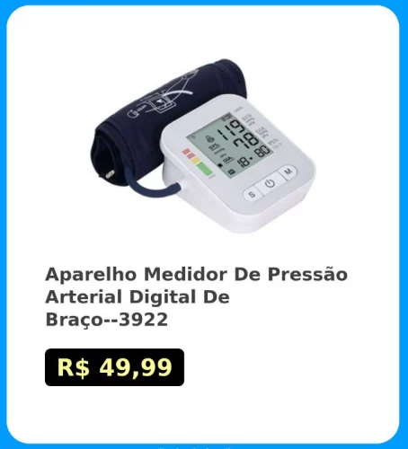 🛍Aparelho Medidor De Pressão Arterial Digital De Braço--3922