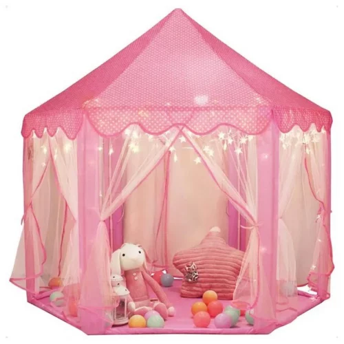 Barraca Infantil Tenda Cabana Castelo Princesas+luzes Led
