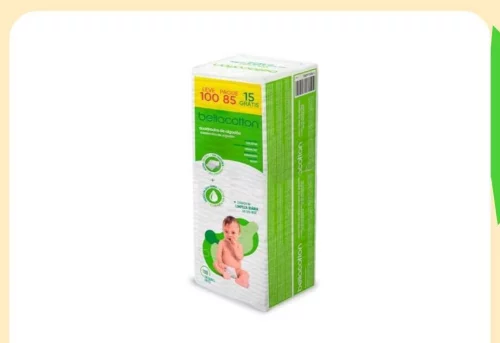 Bellacotton Algodao Quadrado Baby Bellacotton 100 Un. (Lv100Pg85)