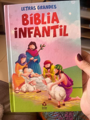 Bíblia Infantil Letras Grandes