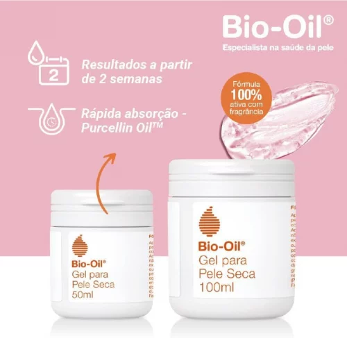 Bio-Oil Gel Para Pele Seca 50Ml, Bio Oil, Incolor